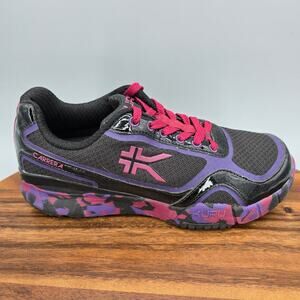 Kuru Carrera Shoes Women's 6 Black Purple Pink Gym Training Athletic Sneakers
